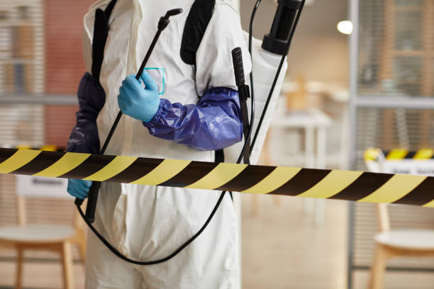 Professional Blood Cleanup technician working in Red Rock, TX